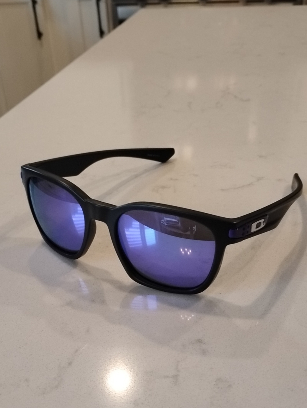 Oakley Garage Rock With Purple Iridium Lenses